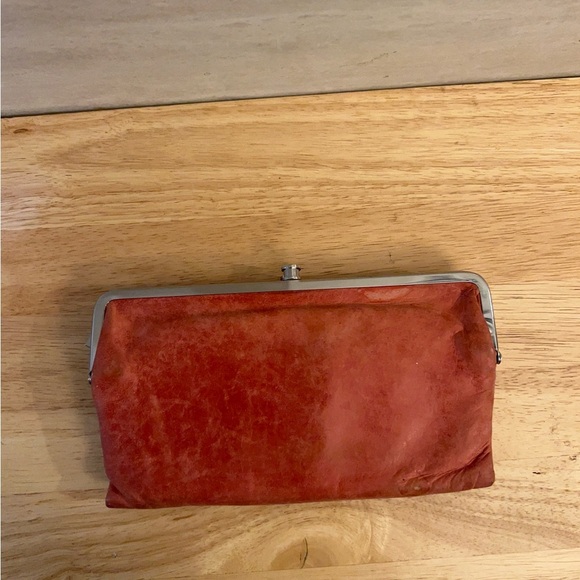 HOBO Lauren Polished Leather Double Frame Design Vintage-Inspired Aesthetic - Picture 2 of 16